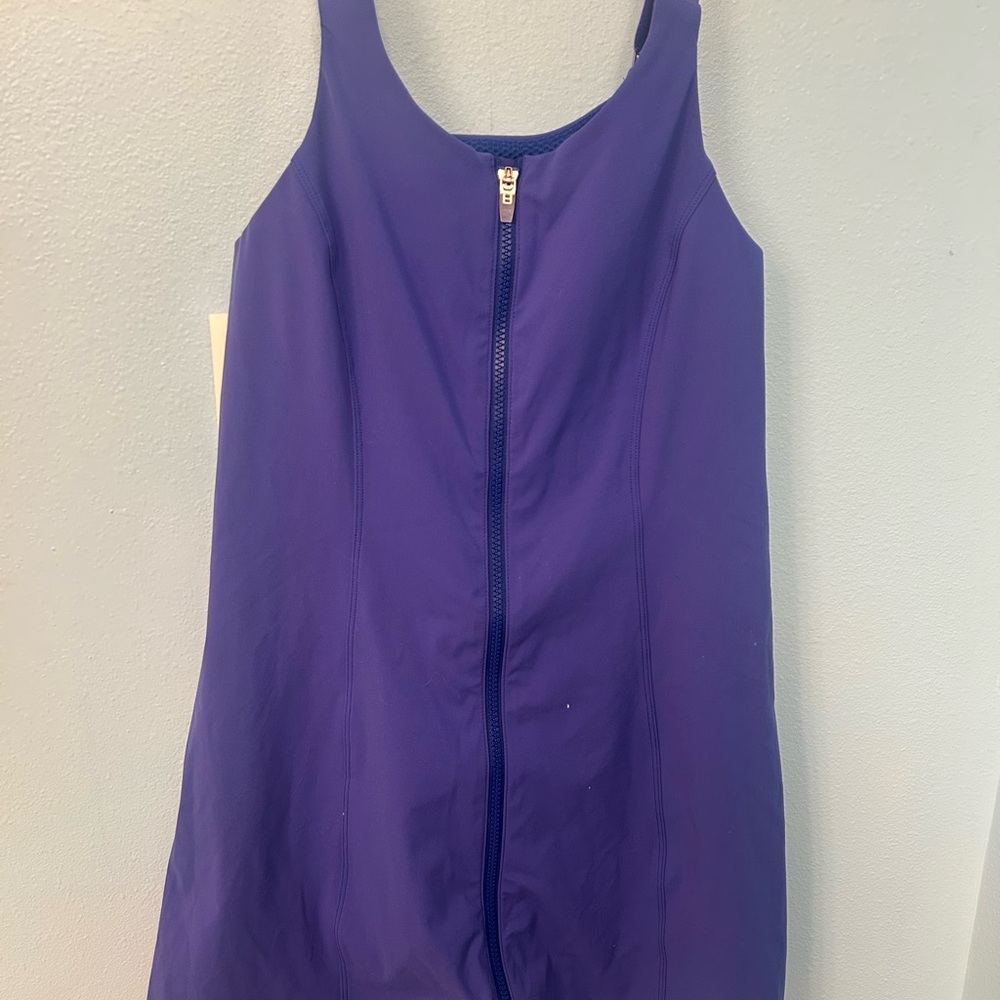 Blue Sleeveless Zip-Up Dress Outdoor Voices